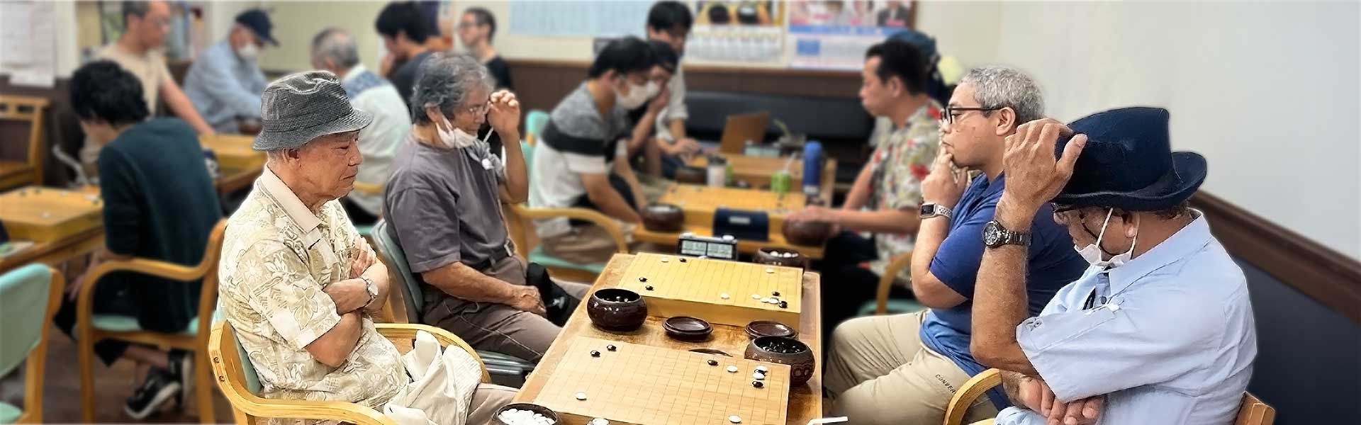 土曜囲碁大会の様子1